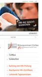 Mobile Screenshot of ihk-bildungszentrum-cottbus.de